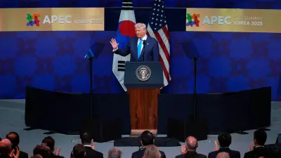 Trump visits South Korea as he attempts to secure billions in investment