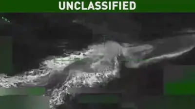 Trump releases video of US drone strike on ‘drug-carrying submarine’ in Caribbean that left 2 dead, 2 captured