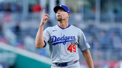 Dodgers relief pitcher Blake Treinen pays tribute to Charlie Kirk on mound with personalized hat