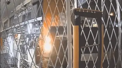 Suspected thieves caught on camera smashing Washington state storefront with truck in ATM heist attempt