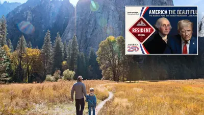 Environmental group sues Trump for replacing national park pass photo with his own image