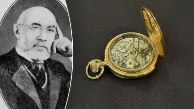 Famous Titanic passenger’s pocket watch that stopped at moment doomed ship sank sells for record at auction