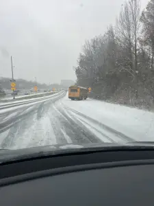 How much snow came to the DC region in season’s first winter storm