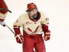 Bruins top prospects James Hagens, Dean Letourneau dominate in BC’s latest win