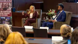 FOX News Media CEO Suzanne Scott participates in fireside chat with University of South Carolina students