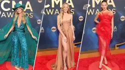 Country stars Lainey Wilson, LeAnn Rimes and Kelsea Ballerini dazzle on CMA Awards red carpet in Nashville