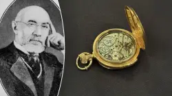 Famous Titanic passenger’s pocket watch that stopped at moment doomed ship sank sells for record at auction